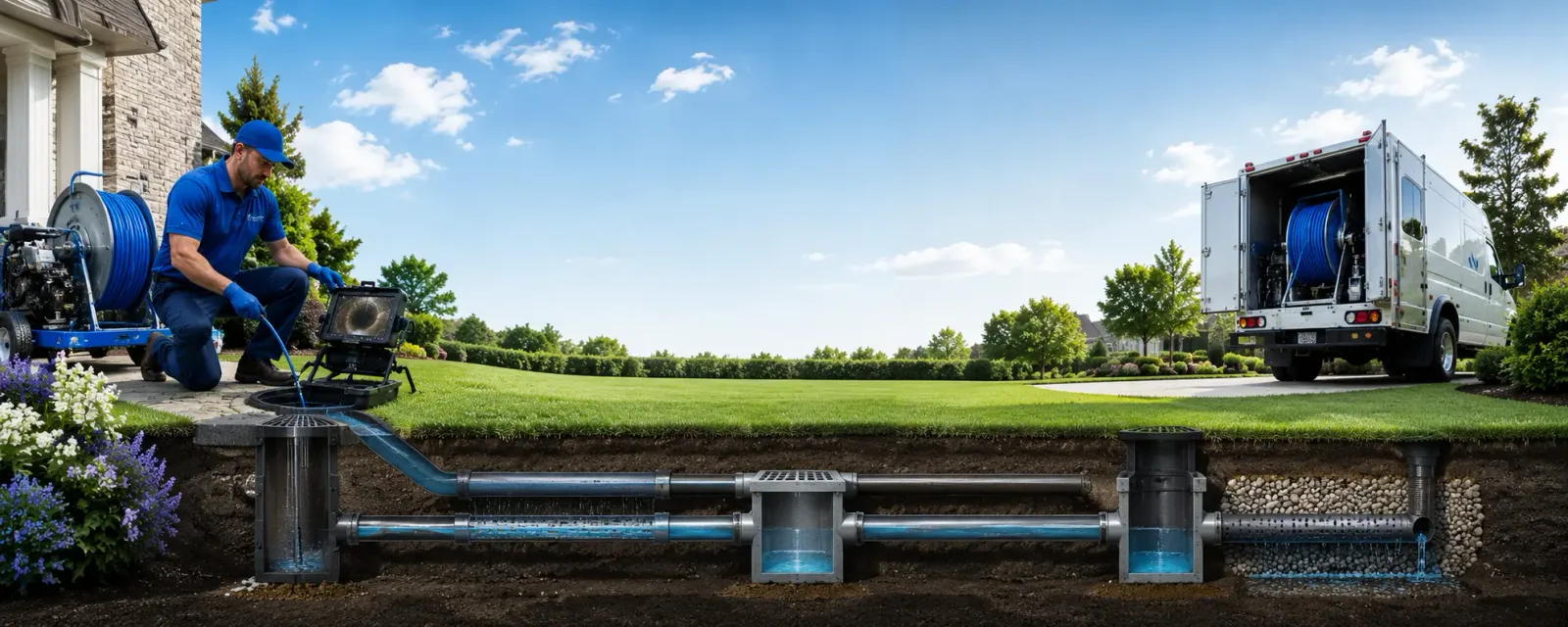 Outdoor drain cleaning information for Mclean, NE